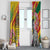 Personalized Ghana Kwame Nkrumah Memorial Day Window Curtain With Mausoleum - Wonder Print Shop