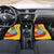 Mali Independence Day Car Mats Coat Of Arms With Hibiscus Sabdariffa - Wonder Print Shop