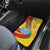 Mali Independence Day Car Mats Coat Of Arms With Hibiscus Sabdariffa - Wonder Print Shop