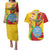 Personalized Mali Independence Day Couples Matching Puletasi and Hawaiian Shirt Coat Of Arms With Hibiscus Sabdariffa - Wonder Print Shop