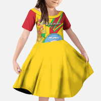 Personalized Mali Independence Day Family Matching Off Shoulder Maxi Dress and Hawaiian Shirt Coat Of Arms With Hibiscus Sabdariffa - Wonder Print Shop