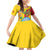 Personalized Mali Independence Day Family Matching Off Shoulder Short Dress and Hawaiian Shirt Coat Of Arms With Hibiscus Sabdariffa - Wonder Print Shop