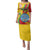 Personalized Mali Independence Day Family Matching Puletasi and Hawaiian Shirt Coat Of Arms With Hibiscus Sabdariffa - Wonder Print Shop