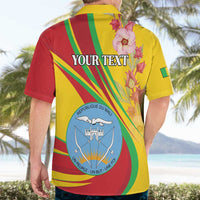 Personalized Mali Independence Day Hawaiian Shirt Coat Of Arms With Hibiscus Sabdariffa - Wonder Print Shop