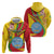 Personalized Mali Independence Day Hoodie Coat Of Arms With Hibiscus Sabdariffa - Wonder Print Shop