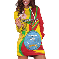 Personalized Mali Independence Day Hoodie Dress Coat Of Arms With Hibiscus Sabdariffa - Wonder Print Shop
