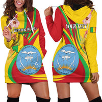 Personalized Mali Independence Day Hoodie Dress Coat Of Arms With Hibiscus Sabdariffa - Wonder Print Shop