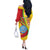 Personalized Mali Independence Day Off The Shoulder Long Sleeve Dress Coat Of Arms With Hibiscus Sabdariffa - Wonder Print Shop