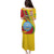 Personalized Mali Independence Day Puletasi Coat Of Arms With Hibiscus Sabdariffa - Wonder Print Shop