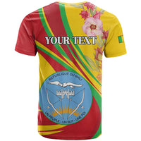 Personalized Mali Independence Day T Shirt Coat Of Arms With Hibiscus Sabdariffa - Wonder Print Shop
