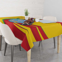 Mali Independence Day Tablecloth Coat Of Arms With Hibiscus Sabdariffa - Wonder Print Shop