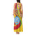 Personalized Mali Independence Day Tank Maxi Dress Coat Of Arms With Hibiscus Sabdariffa - Wonder Print Shop