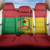 Guinea-Bissau Back Car Seat Cover Coat Of Arms Flag Style - Wonder Print Shop