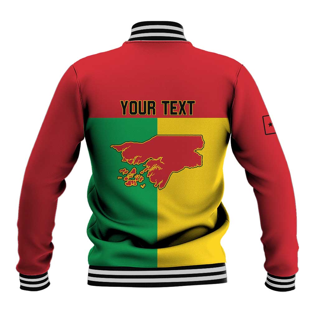 Personalized Guinea-Bissau Baseball Jacket Coat Of Arms Flag Style - Wonder Print Shop