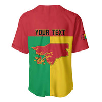 Personalized Guinea-Bissau Baseball Jersey Coat Of Arms Flag Style - Wonder Print Shop