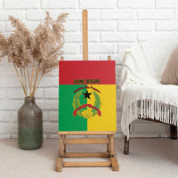 Guinea-Bissau Canvas Wall Art Coat Of Arms Flag Style - Wonder Print Shop