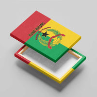 Guinea-Bissau Canvas Wall Art Coat Of Arms Flag Style - Wonder Print Shop