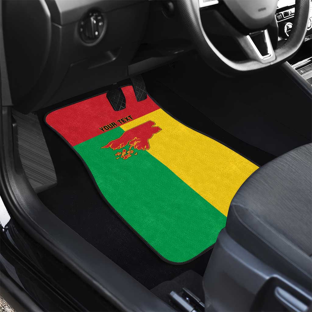 Guinea-Bissau Car Mats Coat Of Arms Flag Style - Wonder Print Shop