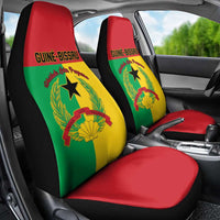 Guinea-Bissau Car Seat Cover Coat Of Arms Flag Style - Wonder Print Shop