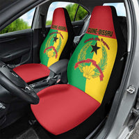 Guinea-Bissau Car Seat Cover Coat Of Arms Flag Style - Wonder Print Shop