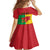 Personalized Guinea-Bissau Family Matching Mermaid Dress and Hawaiian Shirt Coat Of Arms Flag Style - Wonder Print Shop
