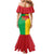 Personalized Guinea-Bissau Family Matching Mermaid Dress and Hawaiian Shirt Coat Of Arms Flag Style - Wonder Print Shop