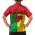 Personalized Guinea-Bissau Family Matching Off Shoulder Maxi Dress and Hawaiian Shirt Coat Of Arms Flag Style - Wonder Print Shop