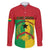 Personalized Guinea-Bissau Family Matching Puletasi and Hawaiian Shirt Coat Of Arms Flag Style - Wonder Print Shop