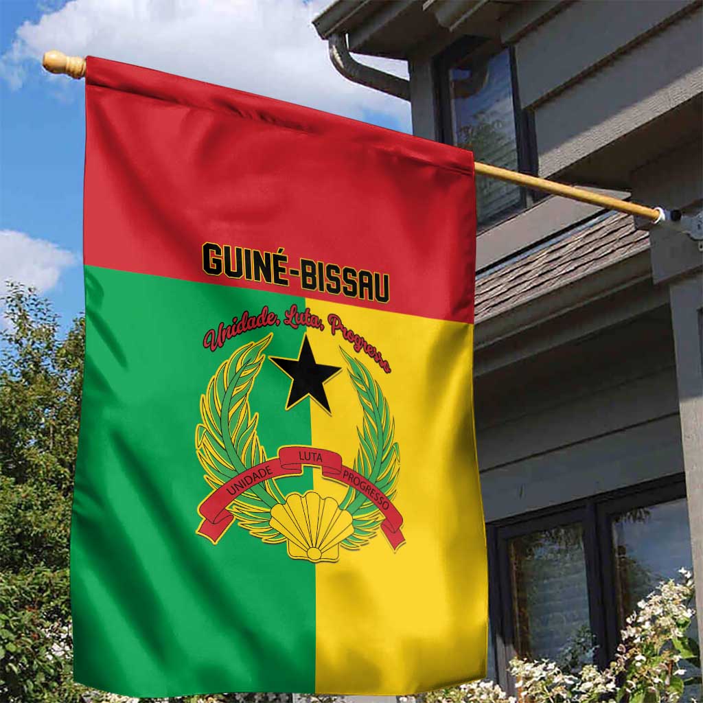 Guinea-Bissau Garden Flag Coat Of Arms Flag Style - Wonder Print Shop