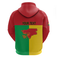 Personalized Guinea-Bissau Hoodie Coat Of Arms Flag Style - Wonder Print Shop