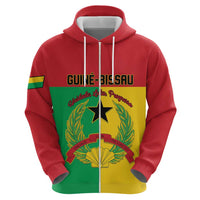 Personalized Guinea-Bissau Hoodie Coat Of Arms Flag Style - Wonder Print Shop