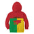 Personalized Guinea-Bissau Kid Hoodie Coat Of Arms Flag Style - Wonder Print Shop