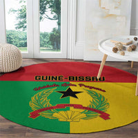 Guinea-Bissau Round Carpet Coat Of Arms Flag Style - Wonder Print Shop