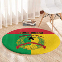 Guinea-Bissau Round Carpet Coat Of Arms Flag Style - Wonder Print Shop