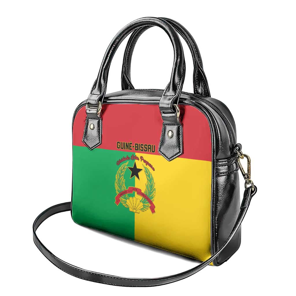 Guinea-Bissau Shoulder Handbag Coat Of Arms Flag Style - Wonder Print Shop