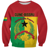 Personalized Guinea-Bissau Sweatshirt Coat Of Arms Flag Style - Wonder Print Shop