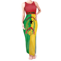 Personalized Guinea-Bissau Tank Maxi Dress Coat Of Arms Flag Style - Wonder Print Shop