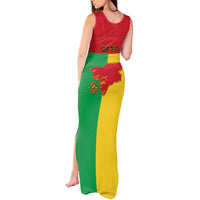 Personalized Guinea-Bissau Tank Maxi Dress Coat Of Arms Flag Style - Wonder Print Shop