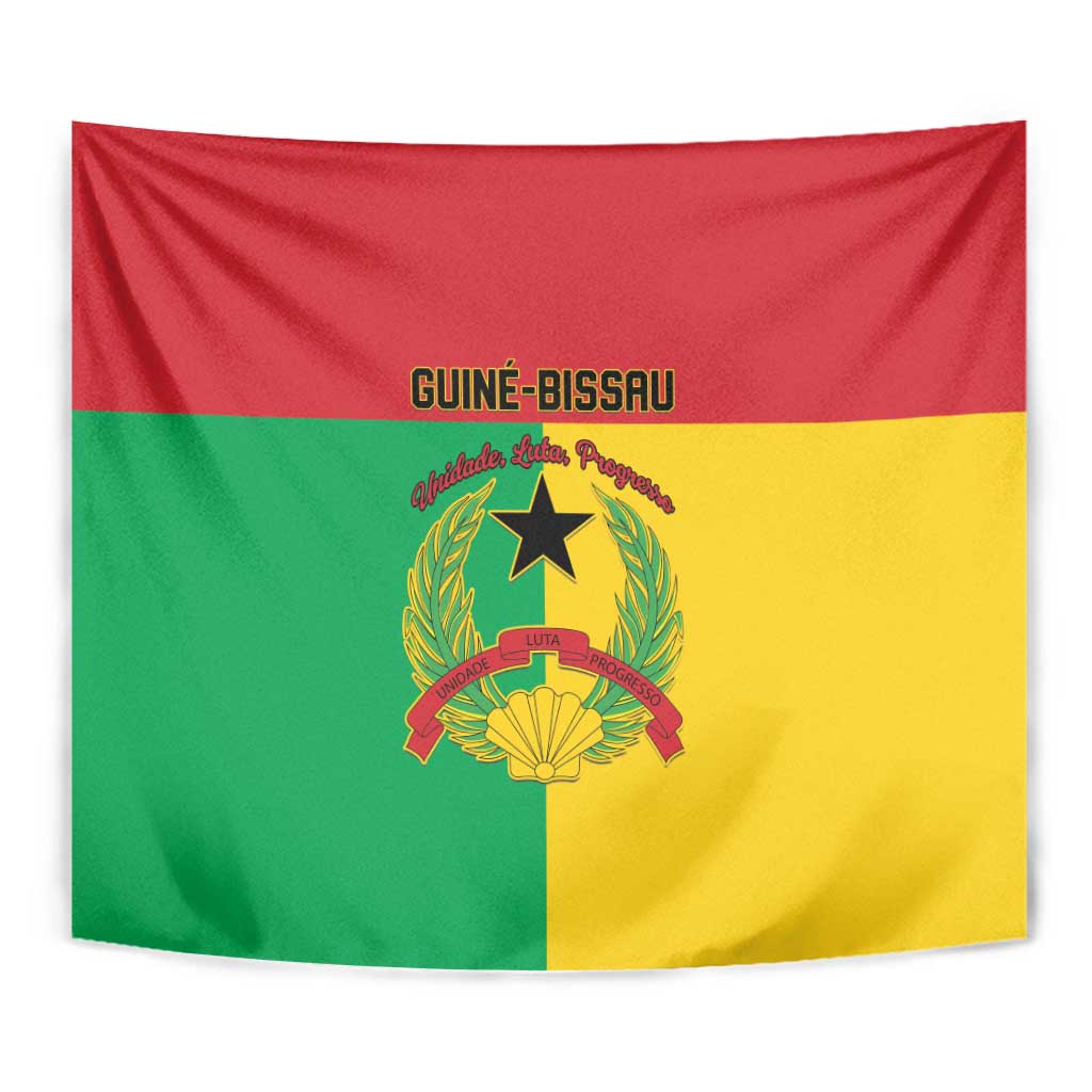 Guinea-Bissau Tapestry Coat Of Arms Flag Style - Wonder Print Shop