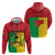Personalized Guinea-Bissau Zip Hoodie Coat Of Arms Flag Style - Wonder Print Shop