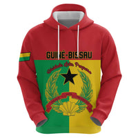 Personalized Guinea-Bissau Zip Hoodie Coat Of Arms Flag Style - Wonder Print Shop