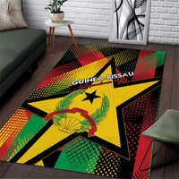Guinea-Bissau Independence Day Area Rug Coat Of Arms With Map - Wonder Print Shop