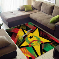 Guinea-Bissau Independence Day Area Rug Coat Of Arms With Map - Wonder Print Shop