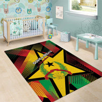 Guinea-Bissau Independence Day Area Rug Coat Of Arms With Map - Wonder Print Shop