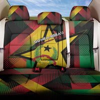 Guinea-Bissau Independence Day Back Car Seat Cover Coat Of Arms With Map - Wonder Print Shop