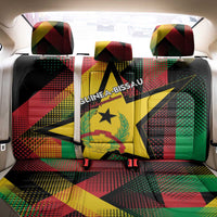 Guinea-Bissau Independence Day Back Car Seat Cover Coat Of Arms With Map - Wonder Print Shop