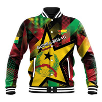 Personalized Guinea-Bissau Independence Day Baseball Jacket Coat Of Arms With Map - Wonder Print Shop
