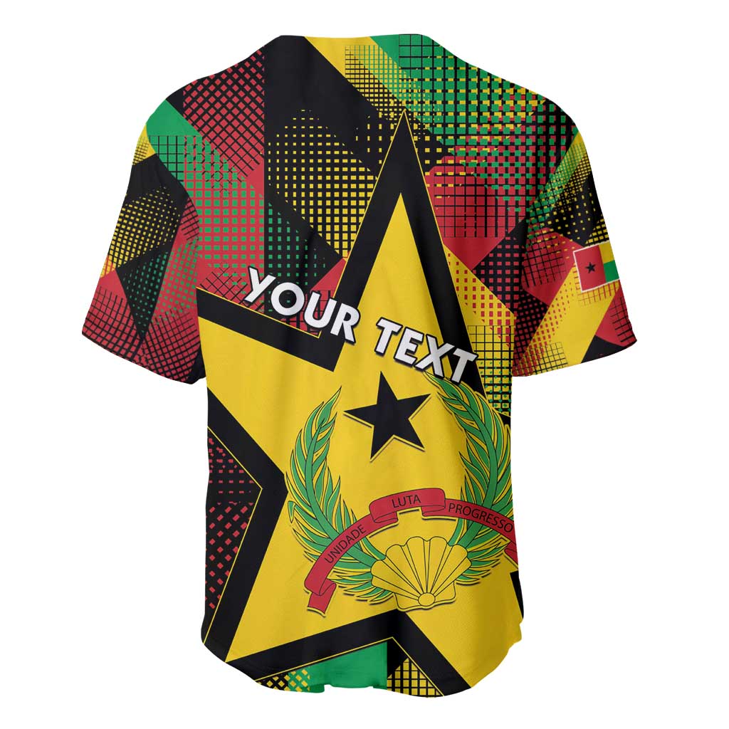 Personalized Guinea-Bissau Independence Day Baseball Jersey Coat Of Arms With Map - Wonder Print Shop
