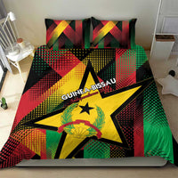 Guinea-Bissau Independence Day Bedding Set Coat Of Arms With Map - Wonder Print Shop