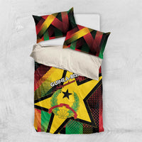 Guinea-Bissau Independence Day Bedding Set Coat Of Arms With Map - Wonder Print Shop